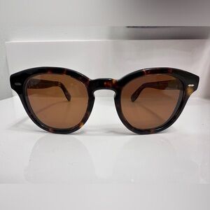 Oliver Peoples Cary Grant Sunglasses Tortoise Shell Eyewear 50-22-145